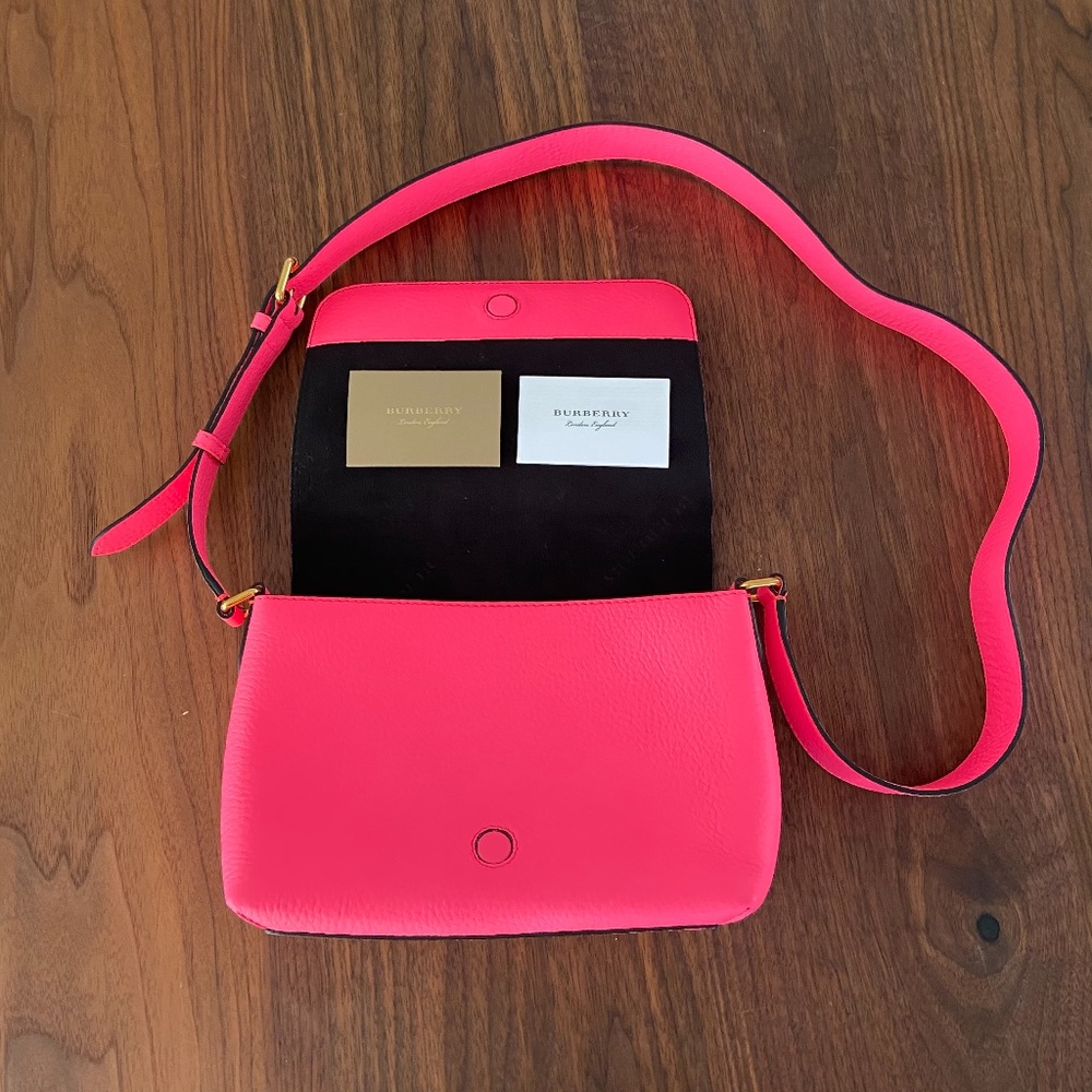Burberry Burleigh Leather Crossbody Bag Brand New - Picture 6 of 6